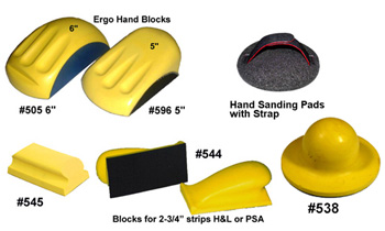 Pads for Hand Sanding