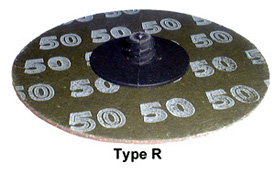 Type R Quick Change Aluminum Oxide Discs