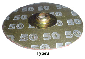 Type S Quick Change Aluminum Oxide Discs